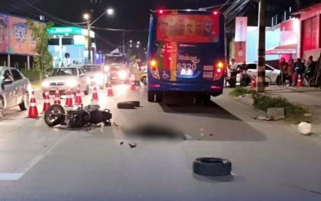 Motociclista morre em colisão com ônibus na zona norte de Aracaju