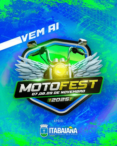 Moto Fest retorna com força total e promete agitar o fim de semana em Itabaiana