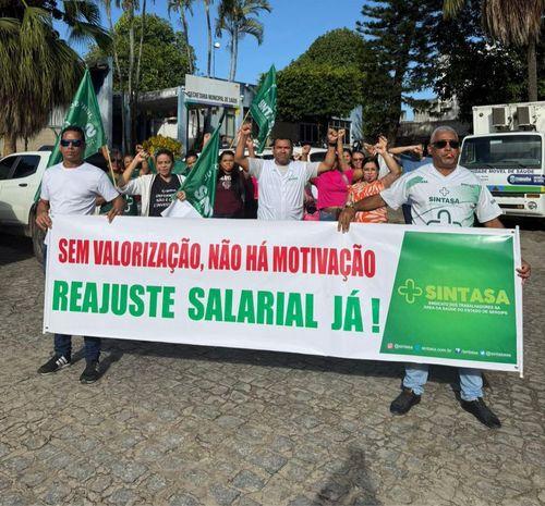 Servidores da saúde de Itabaiana realizam paralisação de 24 horas nesta quinta-feira
