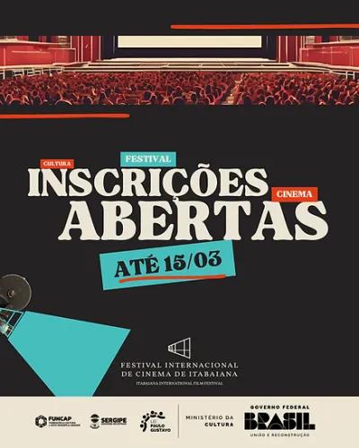 FestCine de Itabaiana: Inscrições abertas para a 4ª edição de um dos maiores encontros culturais de Sergipe