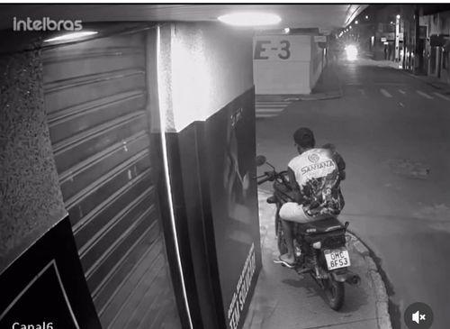 Delegado Fábio Alan divulga imagens de suspeito que roubou moto em Itabaiana e manda recado: “Chegaremos até você!”