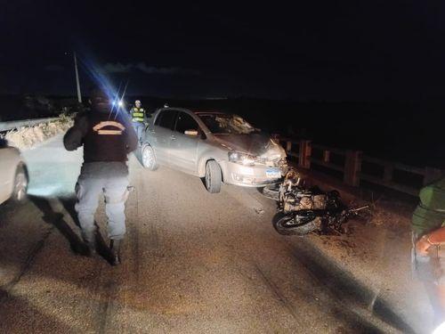 Motociclista é hospitalizado após colisão frontal na SE-240 em Ribeirópolis