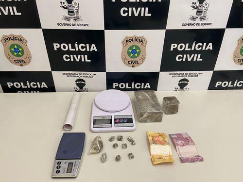 Polícia Civil prende homem por tráfico de drogas em Carmópolis