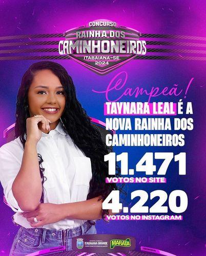 Taynara Leal é eleita Rainha dos Caminhoneiros 2024