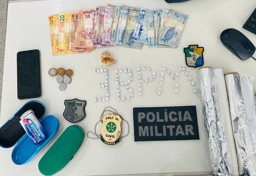 Getam e Polícia Civil prendem dois indivíduos por tráfico de drogas