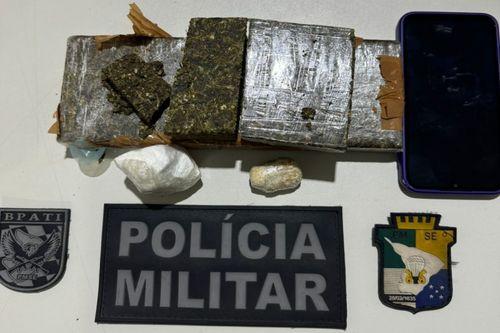 Mulher é detida em Boquim com maconha e cocaína