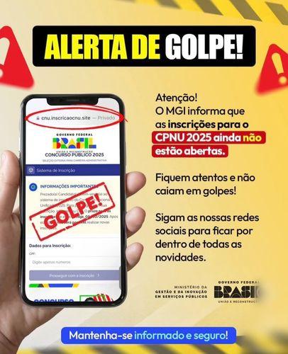 Fique alerta: Inscrições para o CPNU ainda não estão abertas – Cuidado com golpistas!