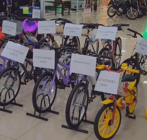 Natanzinho Lima doa 10 bicicletas para sorteio na Carreata Mirim deste domingo