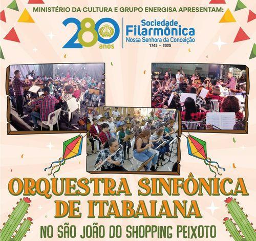 Sociedade Filarmônica Nossa Senhora da Conceição se apresenta no São João do Shopping Peixoto neste sábado
