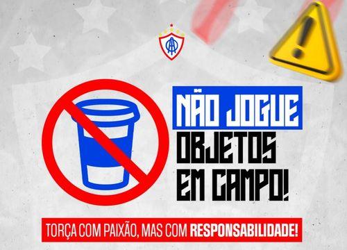 Itabaiana lança campanha para conscientizar torcedores sobre arremesso de objetos em campo