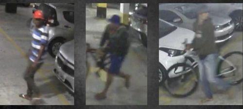 Trio furta 15 bicicletas de condomínio na Farolândia; Polícia divulga imagens dos suspeitos