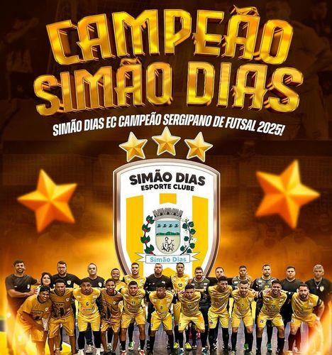 Simão Dias conquista título emocionante do Sergipano de Futsal 2025
