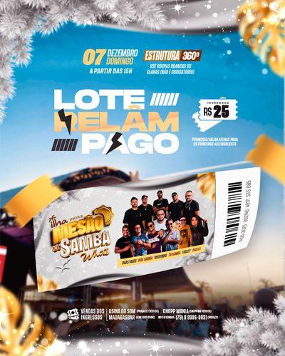 Mesão do Samba WHITE anuncia edição especial e lança lote relâmpago com ingressos limitados