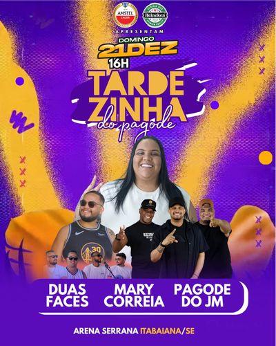 Tardezinha de Pagode toma conta da Arena Serrano no dia 21 com palco 360° e atrações de peso