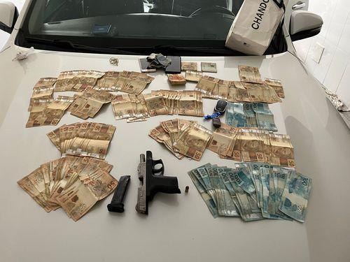 Operação Narke 2: Suspeito é preso com R$15 mil, pistola e SW4 em Itabaiana 