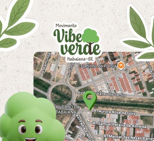 Movimento “Vibe Verde” realiza plantio de 100 árvores e ações ambientais neste domingo em Itabaiana 