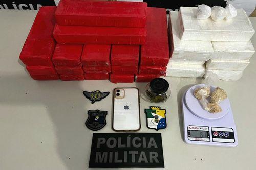 Getam apreende mais de 19 kg de drogas e prende mulher por tráfico em Nossa Senhora do Socorro