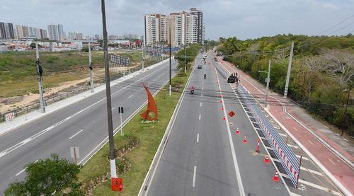 Interdição na Avenida Beira Mar é ampliada a partir desta segunda-feira (20)