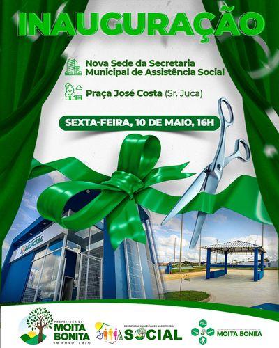 Prefeitura de Moita Bonita inaugura nova sede da Secretaria de Assistência Social